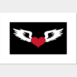 Heart Winged Posters and Art